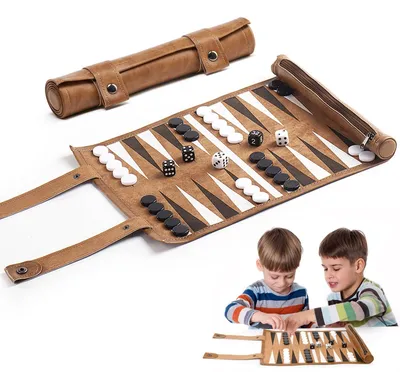 Obrázok produktu pre Klasická hra backgammon – cestovná sada, rozmer 32 x 26 cm