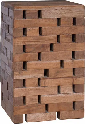 Zdjęcie produktu dla vidaXL Stołek naturalny 29 x 29 x 48 cm lite drewno z odzysku