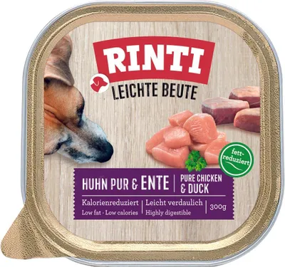 Produktbild von Rinti - Leichte Beute 9x300g | Huhn Pur & Ente