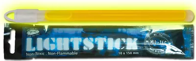Produktbild von Mil-tec Leuchtstab 15cm, gelb