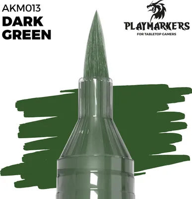 Produktbild von AK Interactive S.L. AK-M013 PLAYMARKER: Dark Green