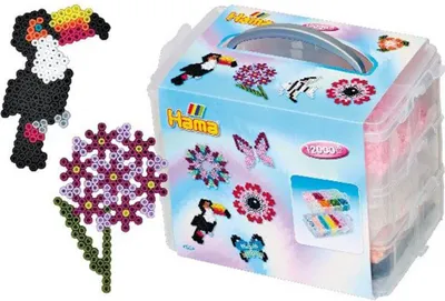 Produktbild von Hama - Hama - Hama - Hama - Hama - Hama Strijkkralenset in Sorteerbak 12.000st.