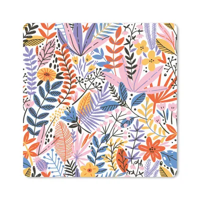 Produktbild von MuchoWow® Mauspad Mousepad Sommer - Pflanzen - Pastell 30x30 cm - Mousepads - Maus Mat - Pad - Mausunterlage - Gaming