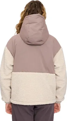 Produktbild von Mazine Fabric Blocking Jacket - Damen Fleecejacke, Größe:S, Farbe:grey brown/natural