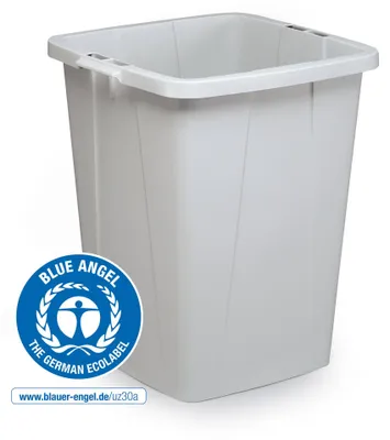 Obrázok produktu pre DURABLE Abfallbehälter DURABIN ECO 90L quadratisch grau