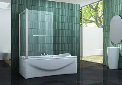 Produktbild von Eck-Duschtrennwand INTREXO 70 (Badewanne)