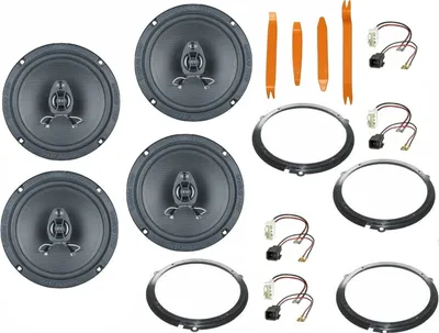 Produktbild von Ground Zero Boxen Set für Ford Focus DYB Bj 10-20 Tür vorne hinten Bügel