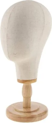 Produktbild von Mannequin Kopf - Styroporkopf - Paspop Kopf - Leichtes Design - Geeignet Für Schmuck Und Frisuren