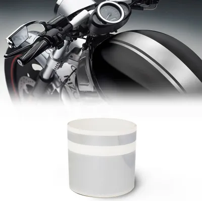 Image de Bande Bande adhésive pour Moto 2 fils chrome 80 mm x 2 mt