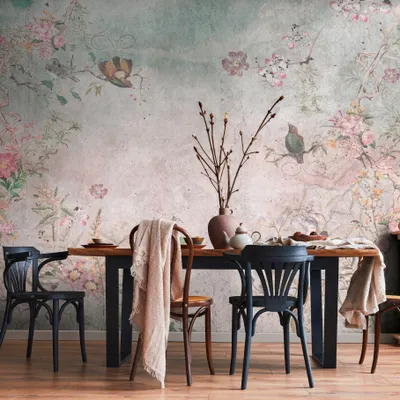 Produktbild von A.S. Creation Livingwalls Fototapete The Wall III 399201 Eine Rolle Ein Motiv 371 x 280 cm Bunt Grau Blau