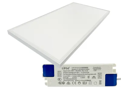 Zdjęcie produktu dla Lampa Natynkowa Sufitowa 120x60 60W 6000K Zimna Panel LED Plafon