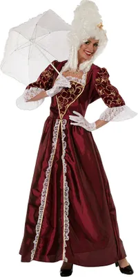 Produktbild von Kostüm Rokoko Dame Marquise bordeaux Größe: 44