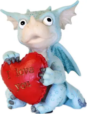 Produktbild von Funny Dragon - I love you