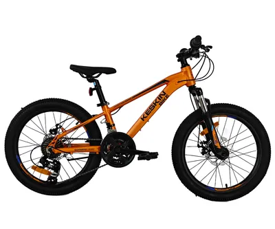 Produktbild von Mountainbike Keskin MTB1 – 20 Zoll Mountainbike – leichter Aluminium-Rahmen 21 Gang Shimano RD-TY300D/RV100 Schaltwerk, Orange