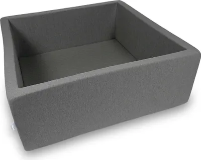 Immagine prodotto di Piscina di palline 110x110x40cm grigio - Senza palline / Senza palline