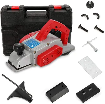 Produktbild von 1300W hoblík Elektrický hoblík na dřevo + ostřička nožů Jednoruční hoblík Hladicí bruska 82mm