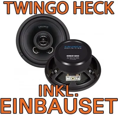Produktbild von Lautsprecher Crunch Heck für Renault Twingo - justSOUND