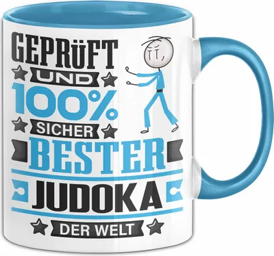 Produktbild von Judoka Geschenk Lustiger Spruch für Judoka Geschenkidee Bester Judoka Der Welt (Blau)