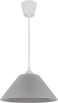Zdjęcie produktu dla Lampa wisząca INKA szaro-biała 1xE27x25W tworzywo sztuczne wym:107,5x25x25cm IP20 Struhm