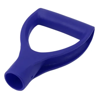 Obrázek produktu pro Rukojeti lopaty typu D 32mm ID Plastová rychlá instalace Rukojeť lopaty na sníh pro kopání hrabání (tmavě modrá )