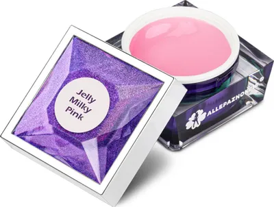 Image de Gelée épaisse rose laiteuse Allepaznokcie gel builder sans HEMA/DiHEMA 50 g