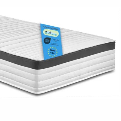 Produktbild von ergonomische 7-Zonen Federkernmatratze, 140 x 200 cm, H2, 25 cm, Taschenfederkern, Bodyprotect Elite Line