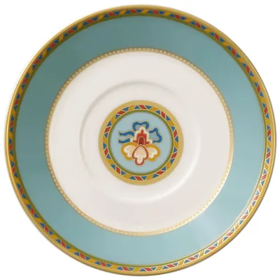 Produktbild von Villeroy & Boch Samarkand Aquamarin Mokkauntertasse / Espressountertasse 12cm