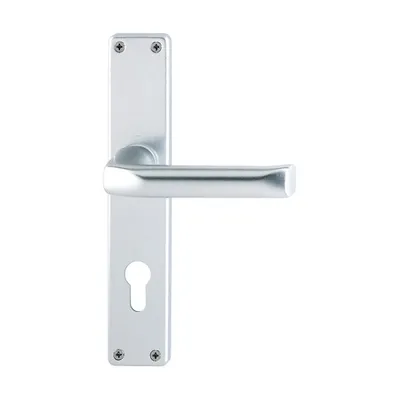 Produktbild von Hoppe London Langschildgarnitur F1 Aluminium Natur 113/202SP, PZ Profilzylinder