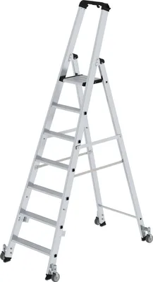 Immagine prodotto di Scaletta per accesso da un solo lato con rotelle 7 gradini