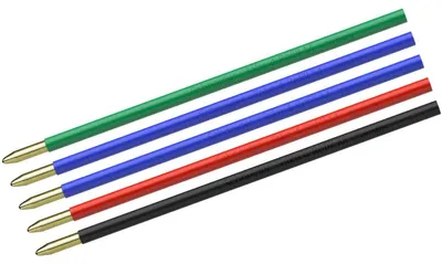 Produktbild von Schneider Schreibgeräte Take 4 Refill, Schwarz, Blau, Grün, Rot, Medium, Schwarz, Blau, Grün, Rot, 5 Stück(e), Sichtverpackung