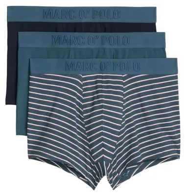Produktbild von Marc O'Polo Herren Trunk Essentials 3-Pack darknavy-orionblue-stripe - Größe S