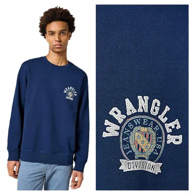 Produktbild von Wrangler | Herren-Sweatshirt mit Rundhalsausschnitt, Größe 4XL