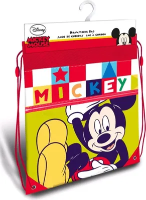 Produktbild von Disney Mickey Mouse Turnbeutel Stylische Gymbag für Schule und Sport