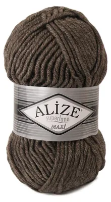Produktbild von 100g Strickgarn Strickwolle Alize Superlana Maxi 25% Wolle, 100g, Farbwahl