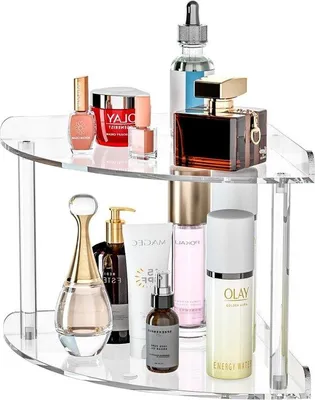Produktbild von Famanu Acryl-Hoekregal Organizer - 2-lagig - transparent