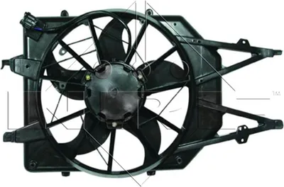 Produktbild von NRF 47465 Lüfter Motorkühlung Kühlerlüfter für FORD FOCUS (DAW, DBW) Wasserkühler