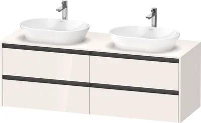 Produktbild von Duravit Ketho.2 Wastafelonderkast 160x55x56,8 cm Hoogglans Wit