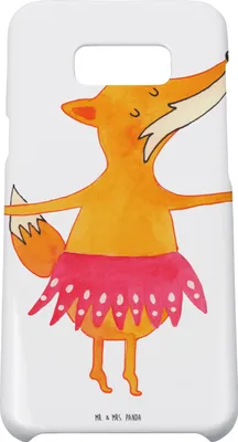 Produktbild von Mr. & Mrs. Panda Samsung Galaxy S8 plus Handyhülle  Fuchs Ballerina - Weiß - Geschenk, Tanzen, Ballett, Geburtstag, Handycover, Hülle, Handy, Einladung, Cover, Party