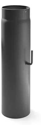 Produktbild von Raik Basic Zugregulierung 150mm gussgrau L: 500mm für Rauchrohr / Ofenrohr