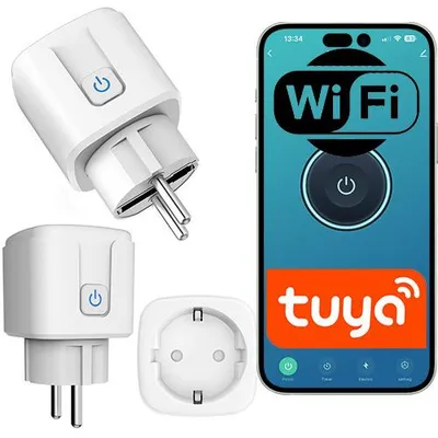 Productafbeelding van Slimme WLAN-stopcontact 16A met energieverbruiksmeter