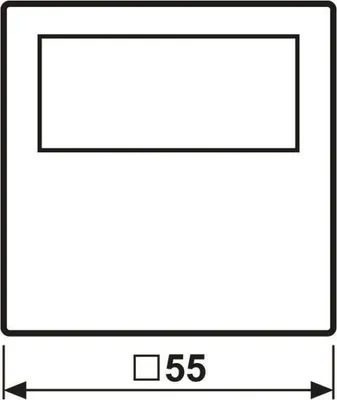 Produktbild von JUNG BTA1791WW HOME Raumthermostat-Display