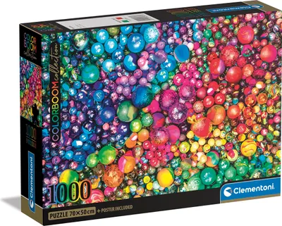 Immagine prodotto di Clementoni - 39780 - Colourboom Puzzle Marbles - 1000 pezzi - Puzzle per adulti, intrattenimento per adulti -  Italy