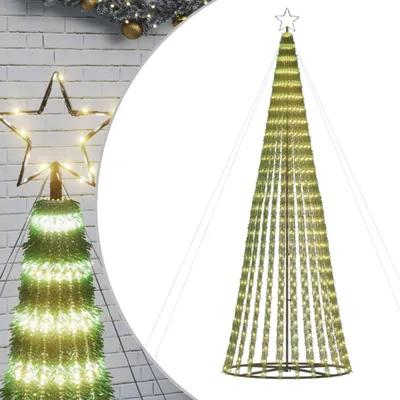 Produktbild von vidaXL LED Weihnachtsbaum 688 LEDs Warmweiß 300 cm