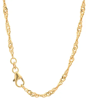 Produktbild von Goldkette Singapurkette Länge 45cm - Breite 2,2mm - 333-8 Karat Gold
