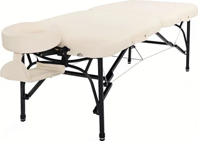 Produktbild von Massageliege »Voyager Light«, mit schwarzem Gestell beige