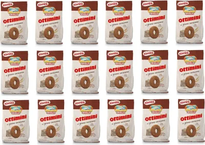 Produktbild von Divella Ottimini al Grano Saraceno Buchweizen Shortbread Kekse 18 x 300g Biscuits Cookies italienische Kekse
