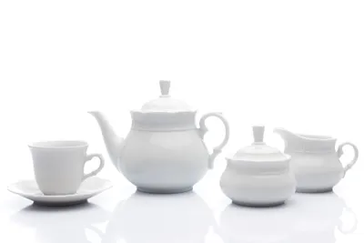 Image de Thun 1794 Service à thé, porcelaine tchèque, Natalie, blanc, Thun, 15 d.
