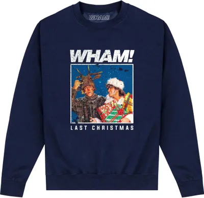 Image de Wham - "Last Christmas" Sweat-shirt pour homme/femme unie PN338 (L) (Bleu marine)