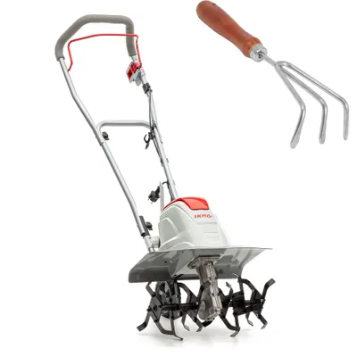 Productafbeelding van IKRA Elektro-motorkultivator FEM 1500 | 1500 W | Werkbreedte 17–45 cm | Werkdiepte tot 23 cm | Opklapbare stang | Inclusief transportwiel en handcultivator