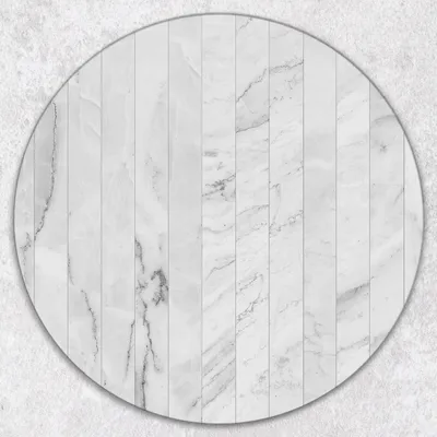 Produktbild von Glas-Herdabdeckplatten Glaskeramikkochfeld-Abdeckung Spritzschutz Glas Runden Schneidebrett fi40 cm - Weiß Holzplatte